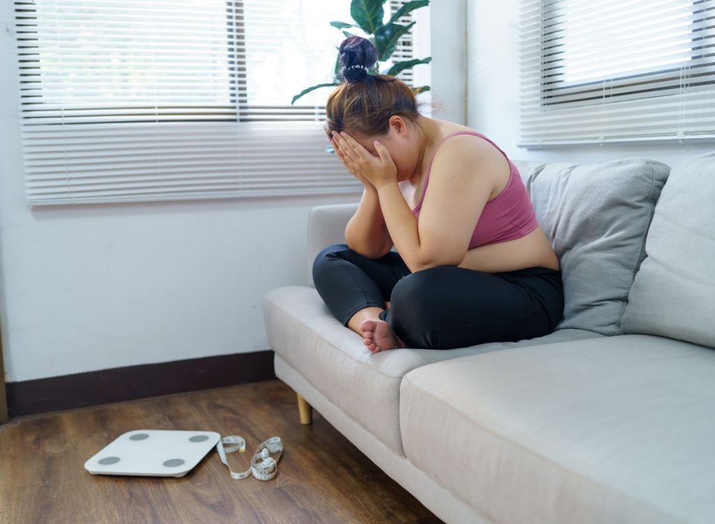 Femme souffrant d'une résistance à la leptine à Lille